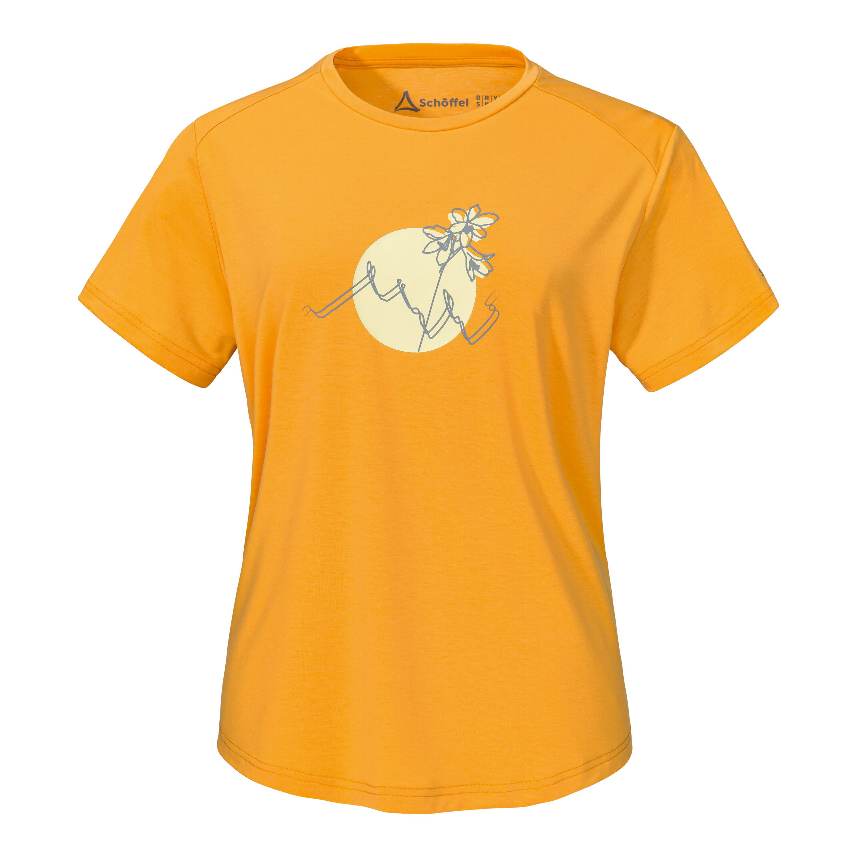 Schöffel T Shirt Haberspitz L Wandershirt Damen orange