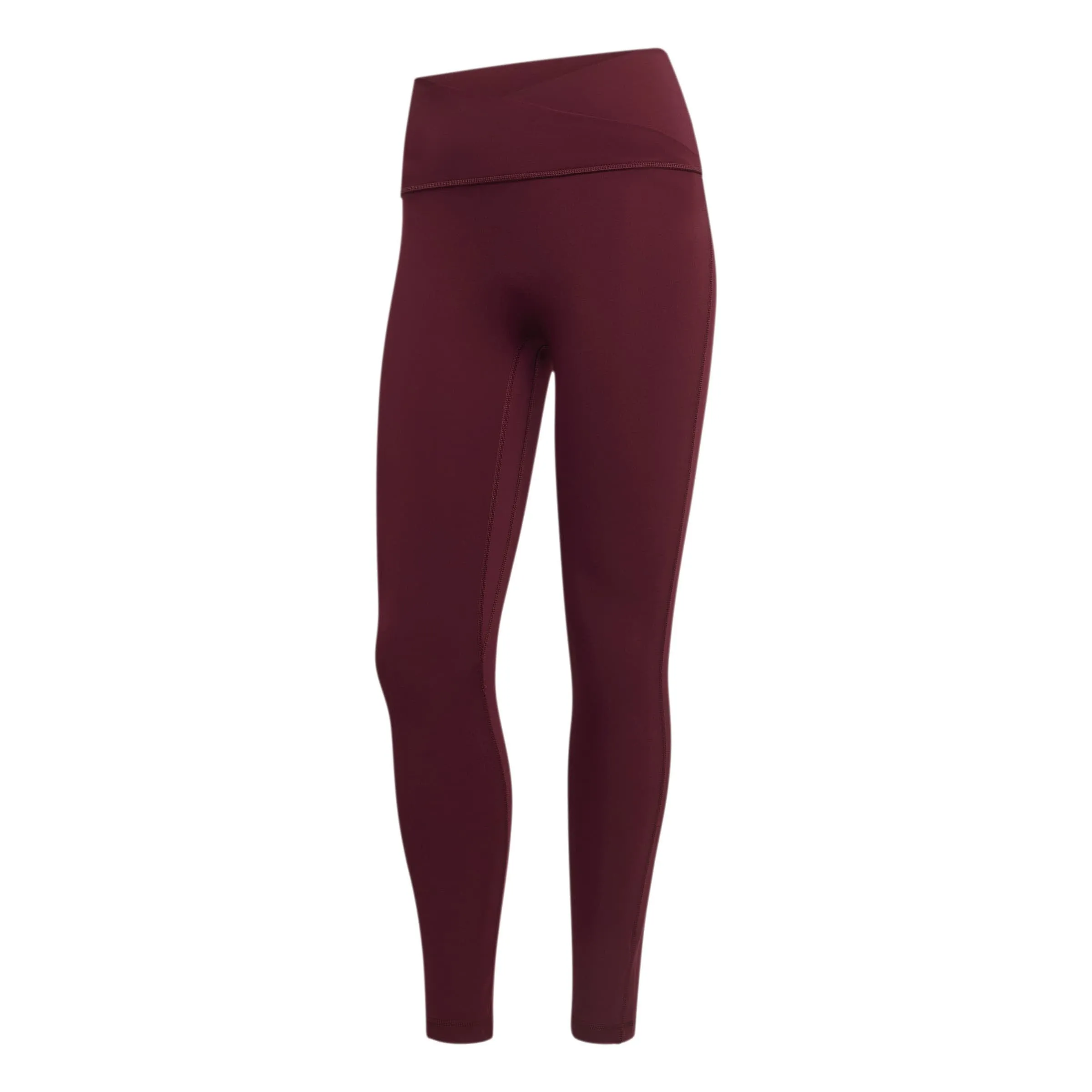 Adidas 3-Streifen Studio All Me 7/8 X-Over Leggings Damen rot