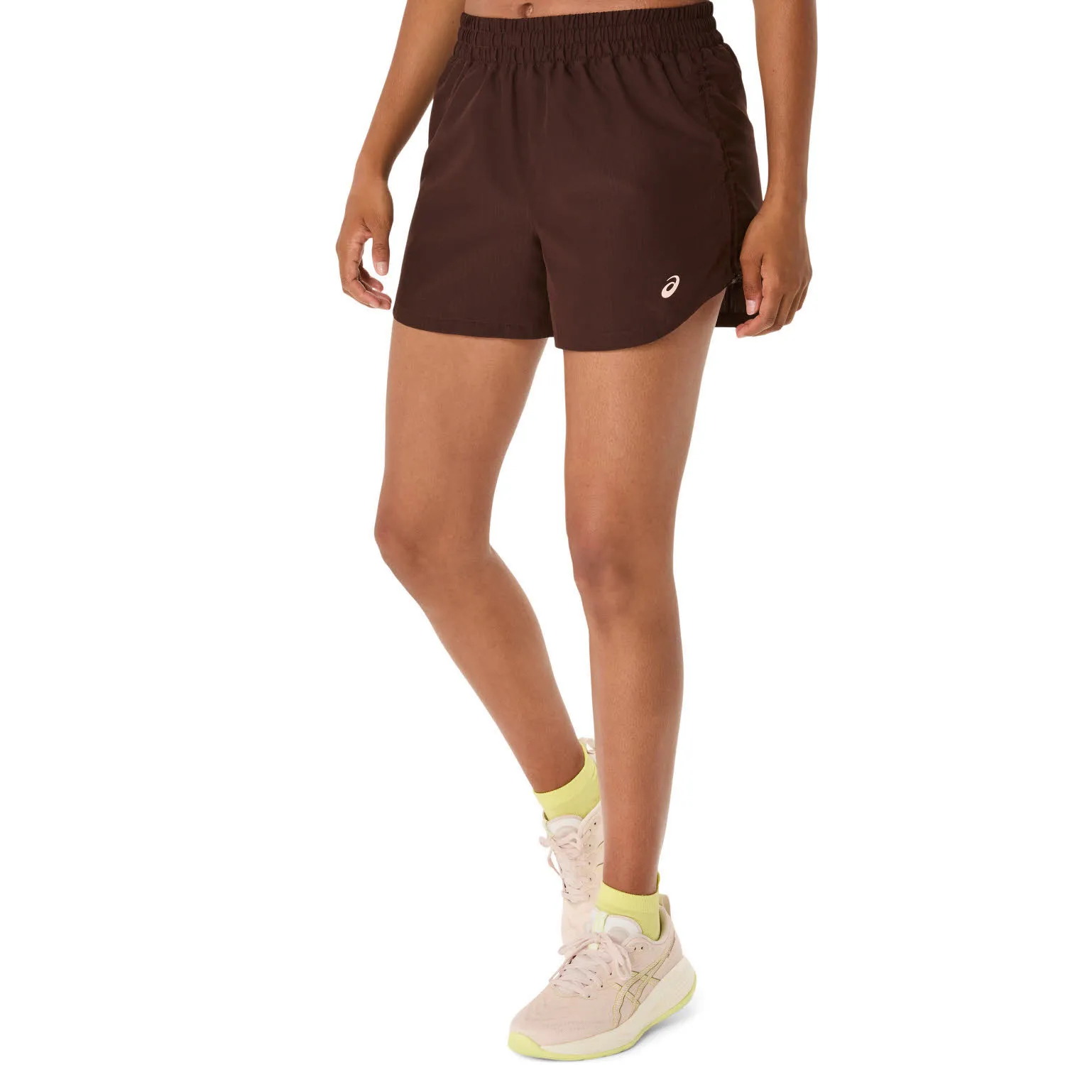 ASICS NAGINO RUN ADJUSTABLE 4IN SHORT Laufshort Damen dunkelbraun