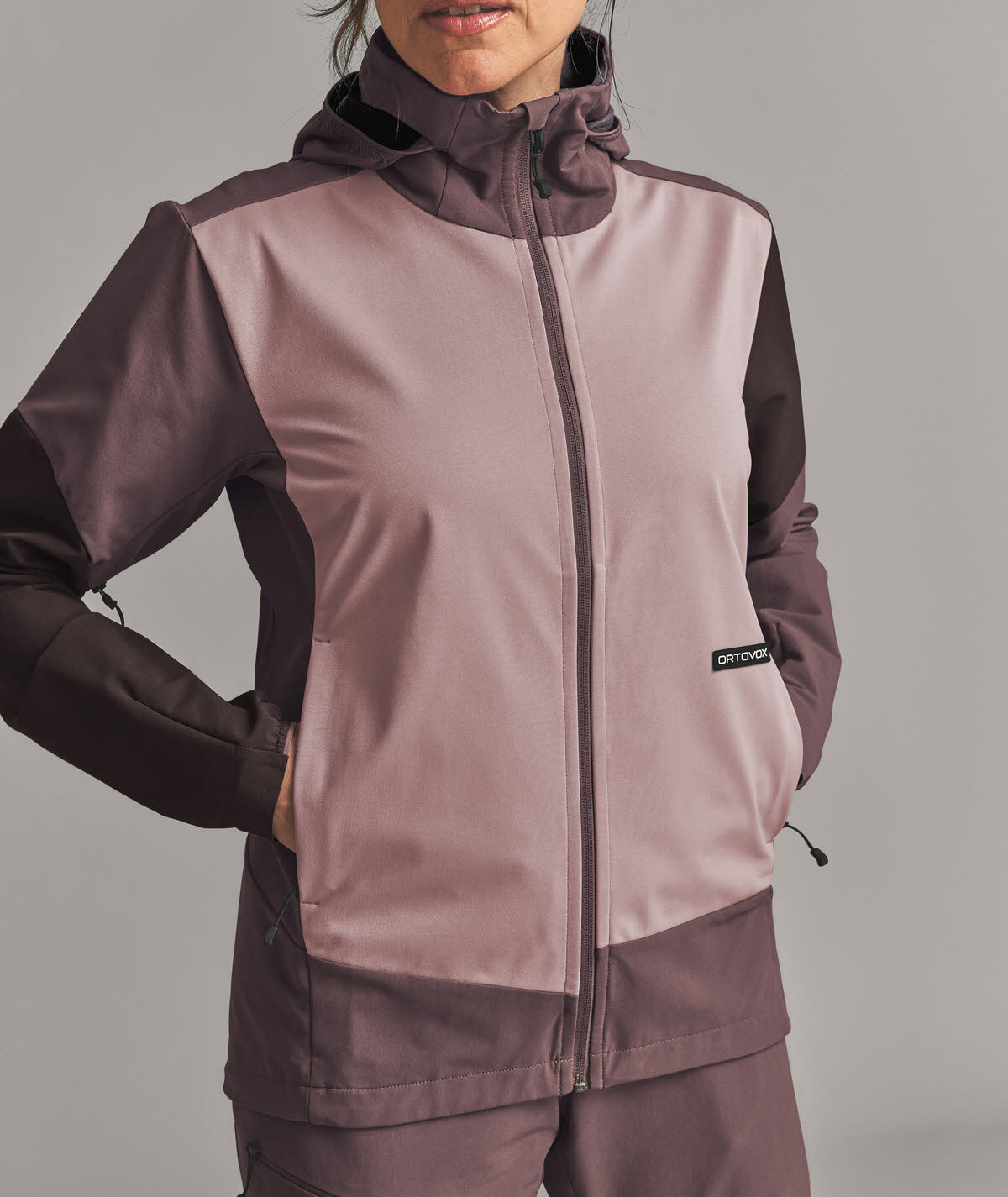 Ortovox DA ORTLER SOFTSHELL PLUS JACKET Damen chestnut Softshelljacke wasserfest