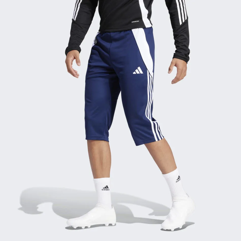 adidas Tiro 24 Herren 3/4 - Sporthose blau/weiß