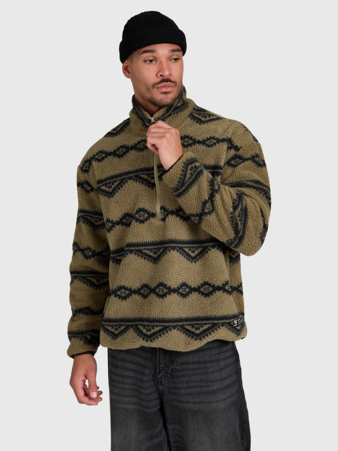 BRUNOTTI HE Kennet Urban Fleece Herren Fleecepulli grün
