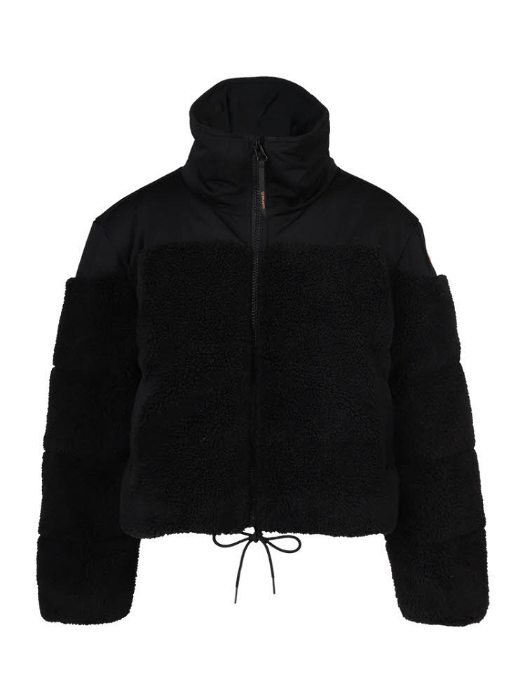 Brunotti Teddy Damen Pufferjacke Fleecejacke schwarz