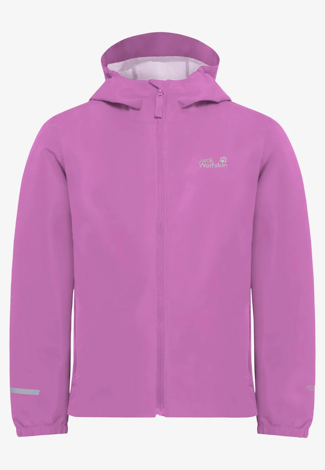 Jack Wolfskin FLAZE JACKET K Mädchen Regenjacke Outdoorjacke foxglove
