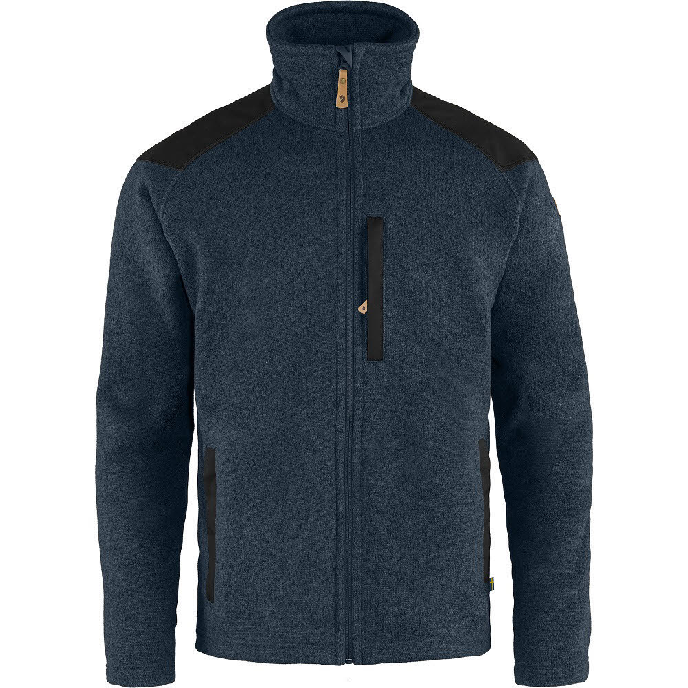 Fjällräven Buck Fleece Herren Fleecejacke Midlayer dark navy