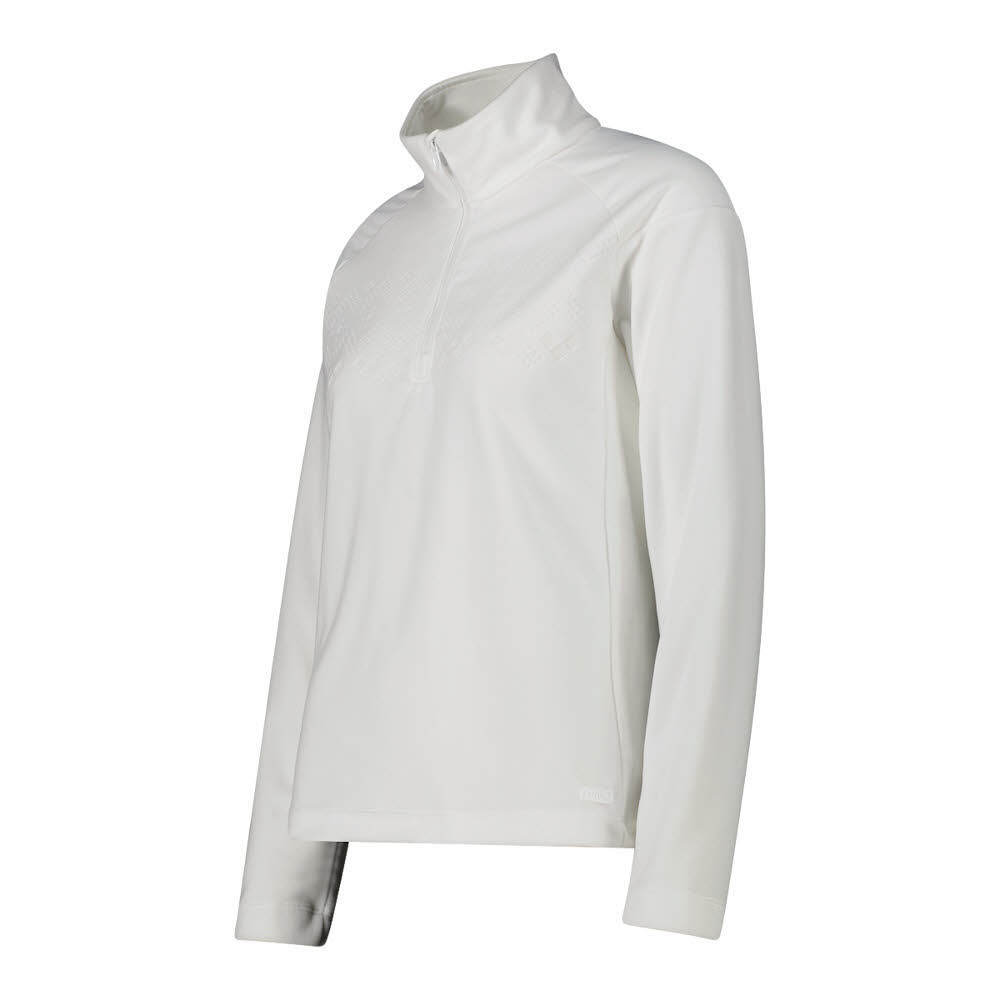 CMP WOMAN SWEAT Damen Skirolli Midlayer Sweatshirt weiß