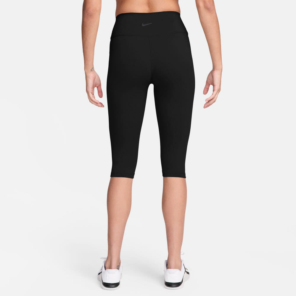 Nike One Women"s High-Waisted Damen ¾ Shorts Sportshorts schwarz