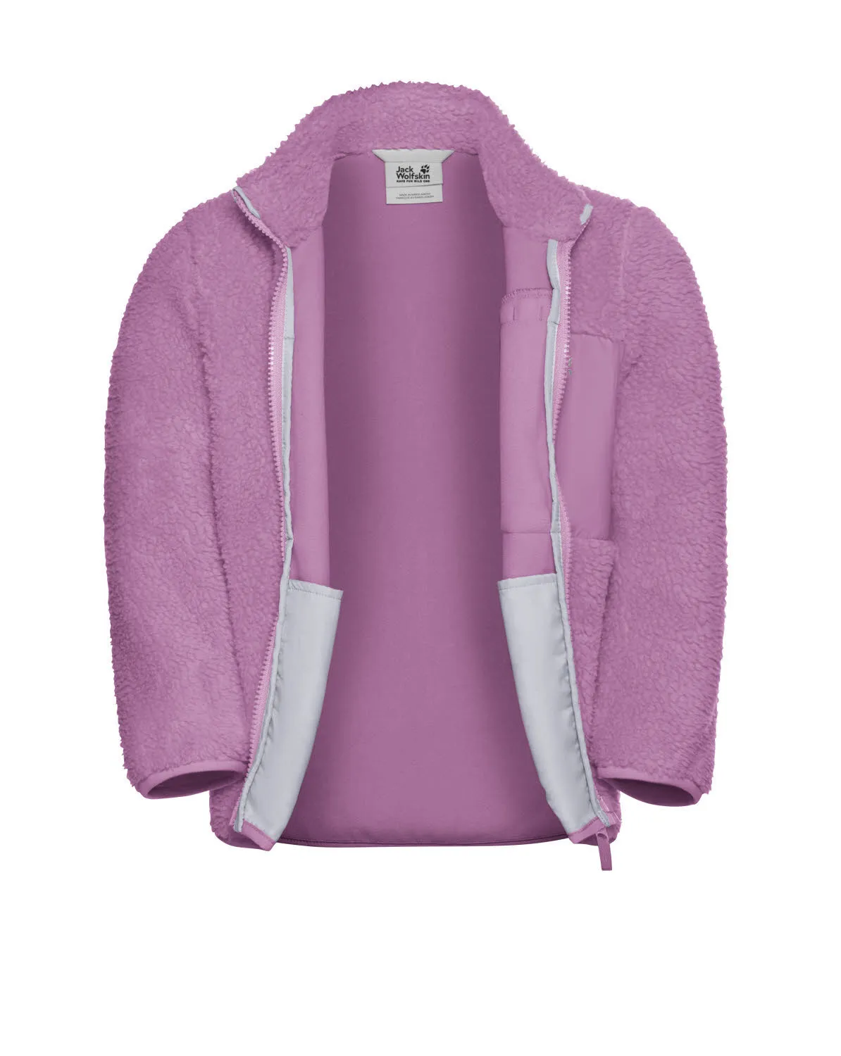 Jack Wolfskin Ice Curl Jacket Mädchen Fleecejacke Outdoorjacke vivid orchid