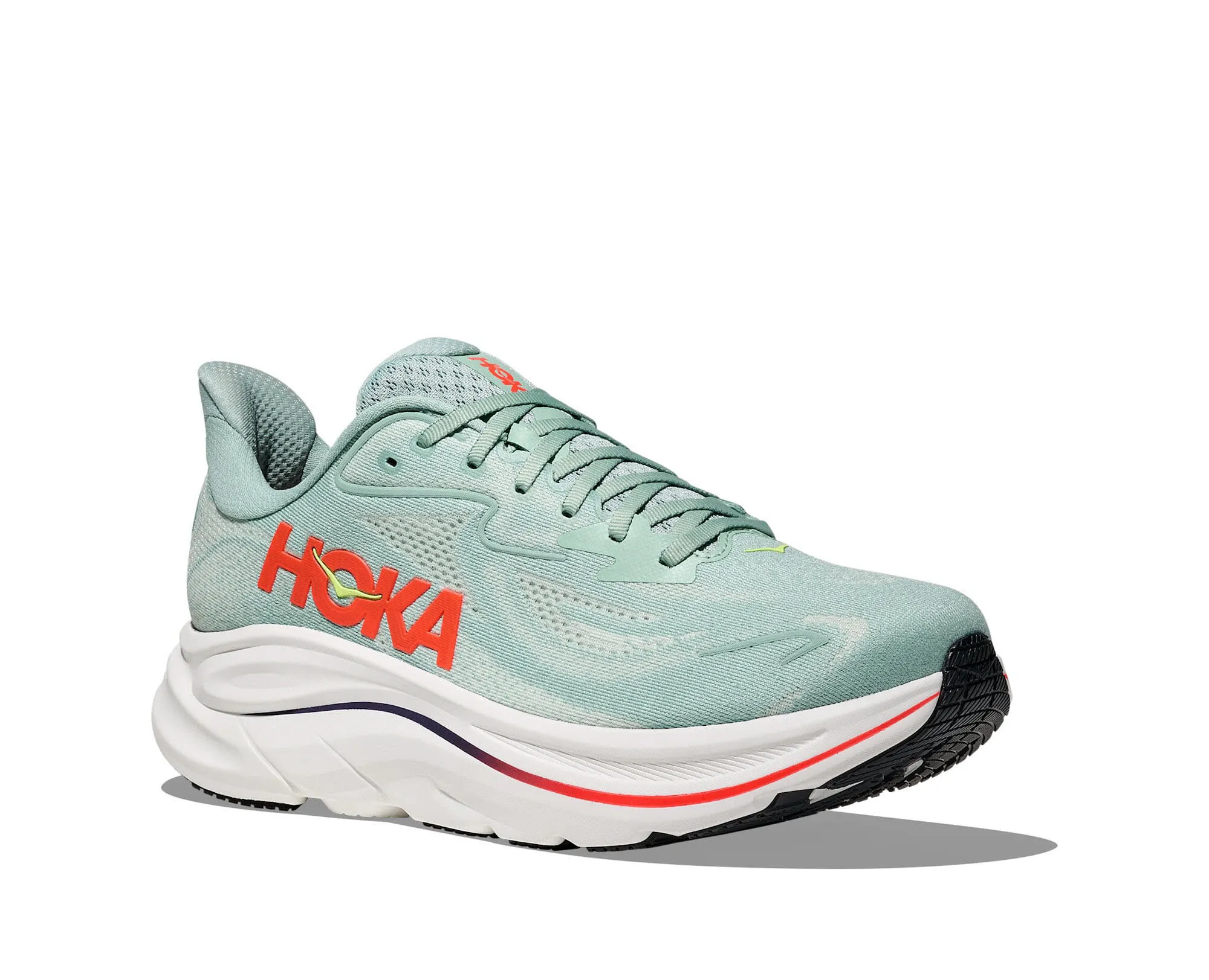 Hoka Clifton 10 Herren Laufschuhe Joggingschuhe türkis/weiß
