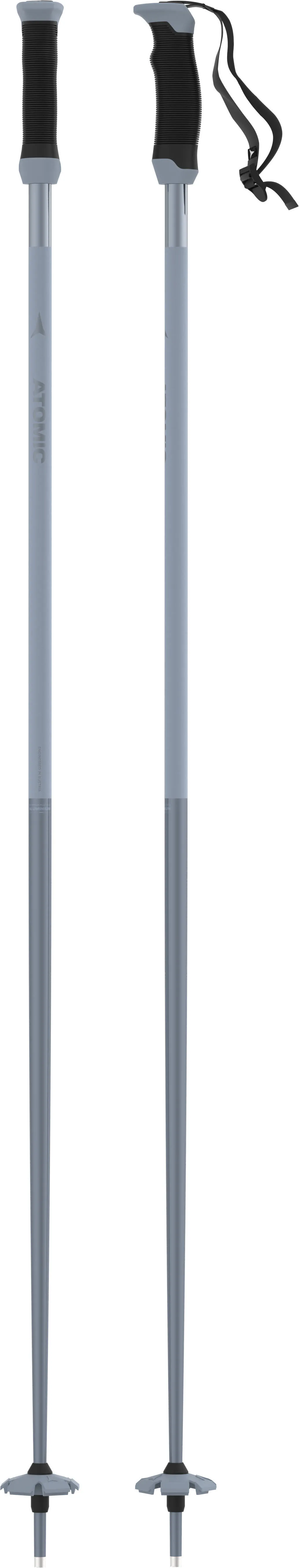 Atomic AMT SQS Unisex Skistöcke Ski Poles light grey
