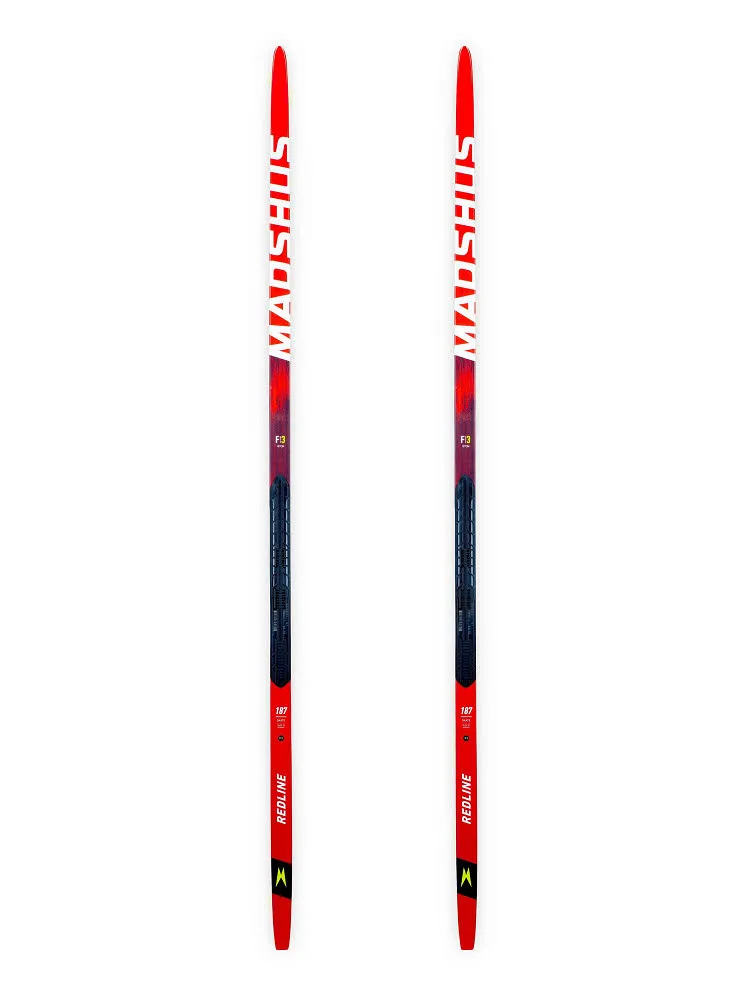 Madshus REDLINE SKATE F3 Skating Langlaufski ohne Bindung 2025/26 rot