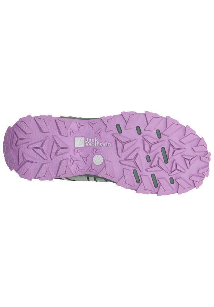 Jack Wolfskin WILD HIKE TEXAPORE MID VC Kinder Wanderschuhe Mid green zinnia