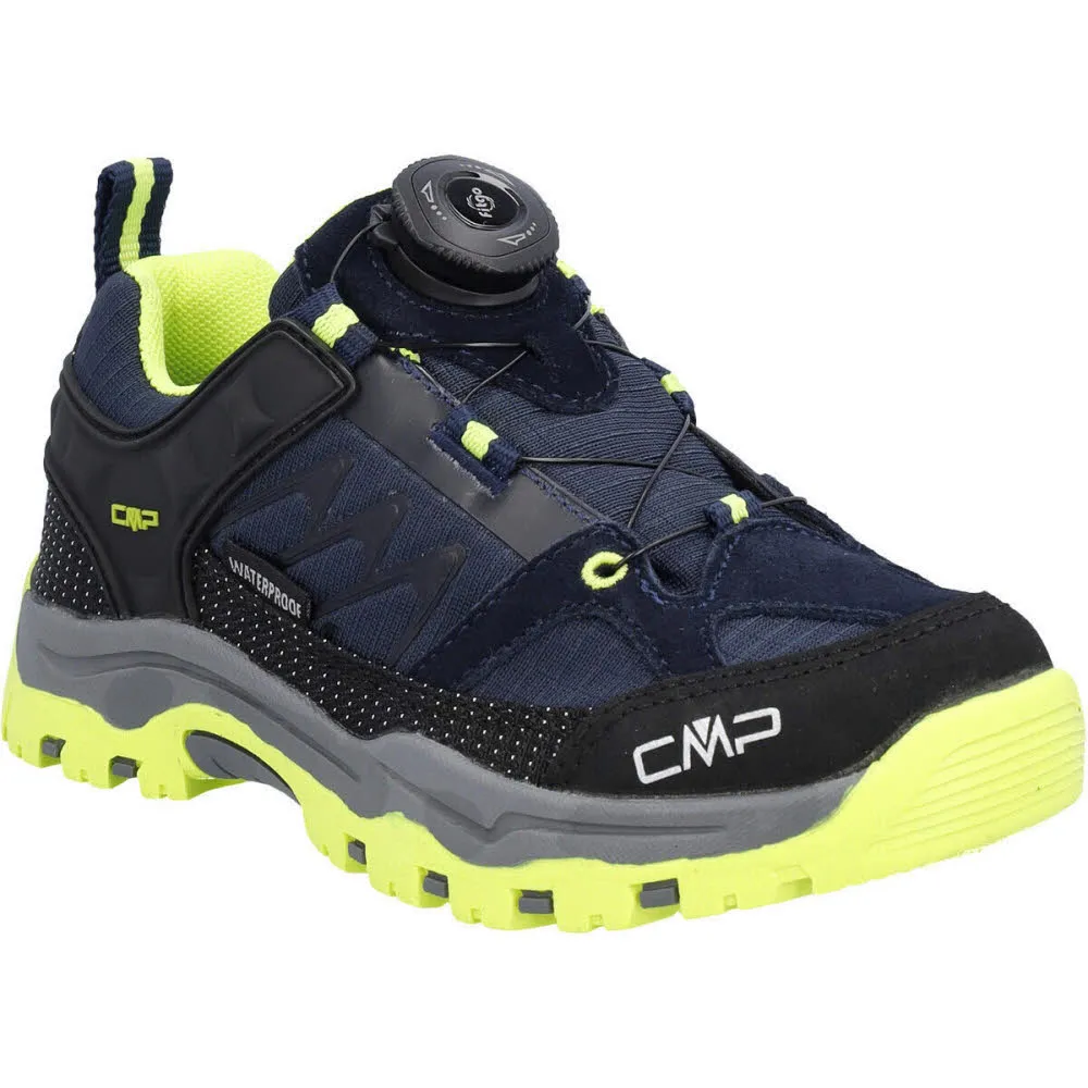 CMP KIDS KIRUNA FITGO TREKKING SHOES WP Kinder Wanderschuhe b.blue/yellow fluo