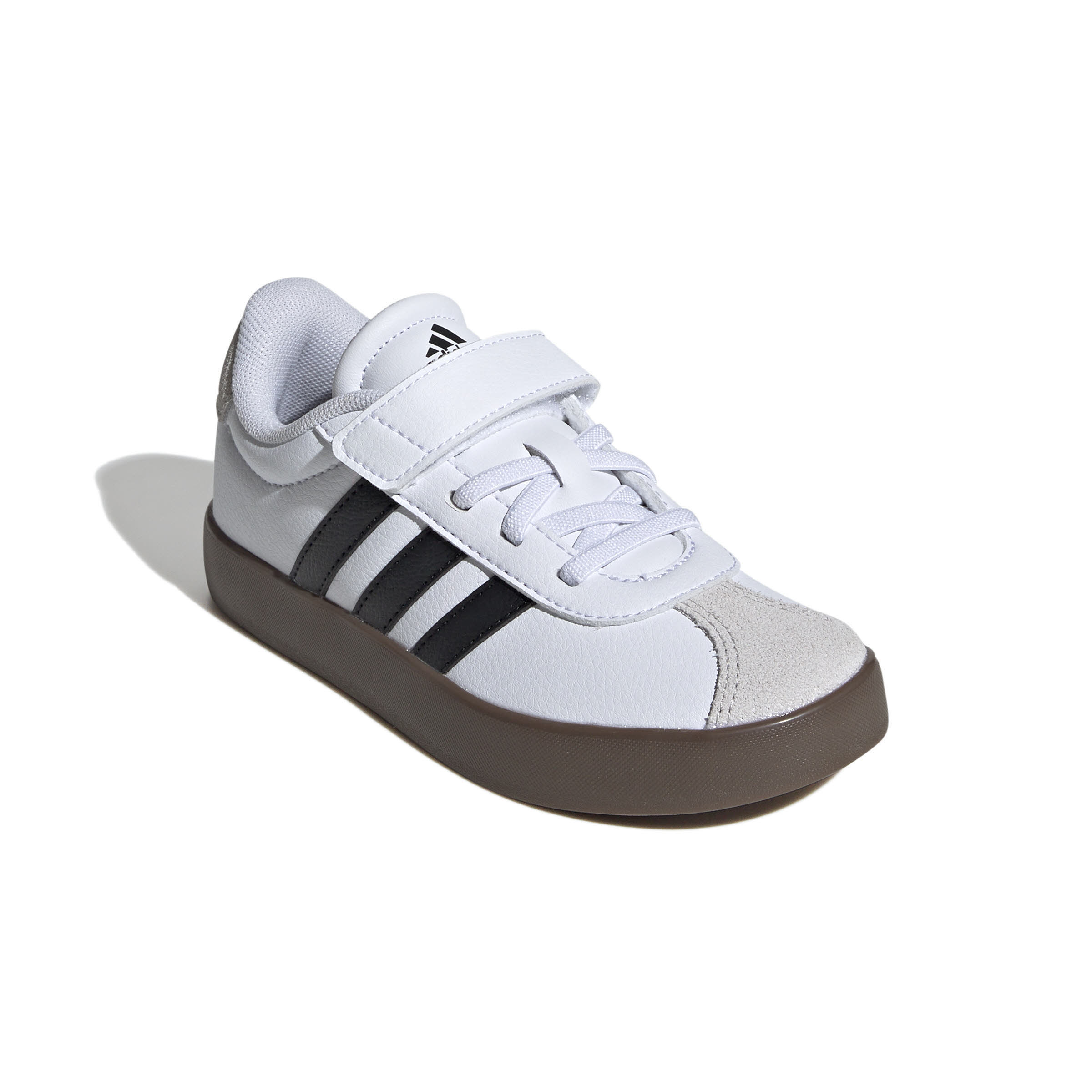 adidas VL COURT 3.0 K Jungen Sneaker Freizeitschuhe weiß/schwarz