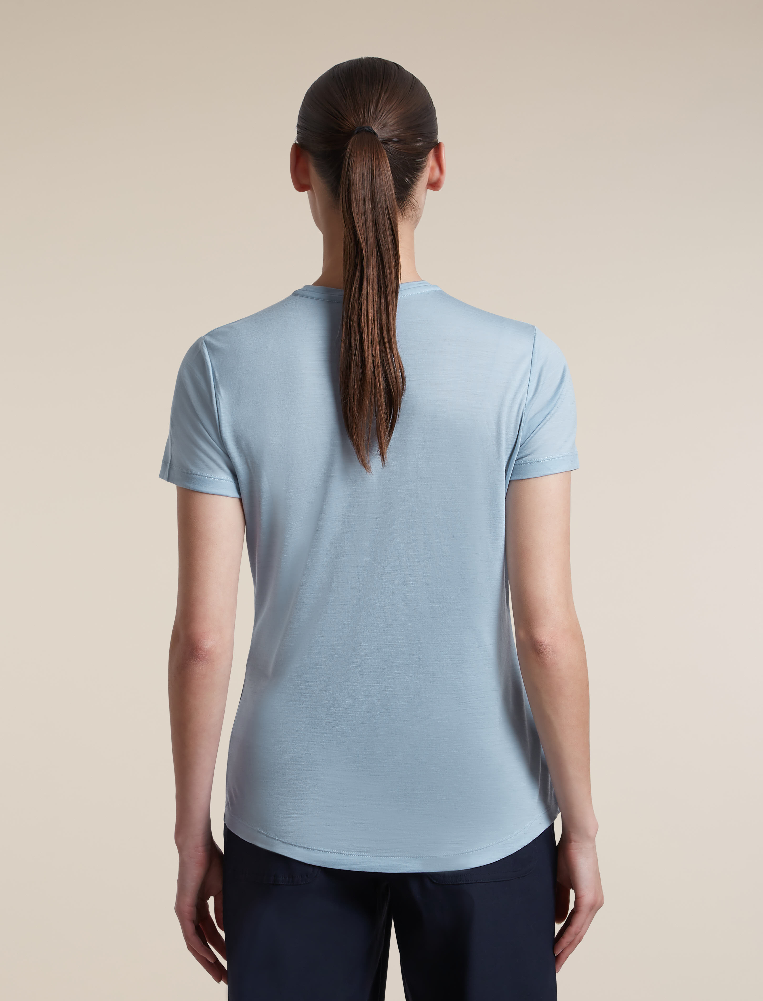 Icebreaker DA Mer 125 Cool-Lite Sphere III SS Tee Damen Shirt blau