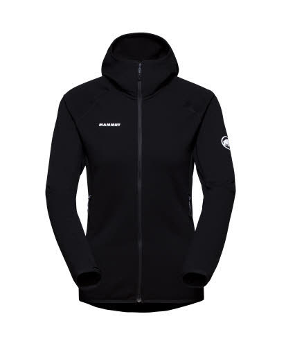 Mammut Aconcagua ML Hooded Jacket Fleecejacke Kapuzenjacke Damen schwarz