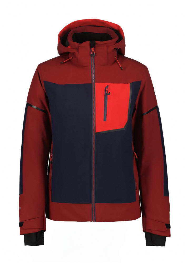 ICEPEAK FRISCO Herren Skijacke Winterjacke dunkel rot