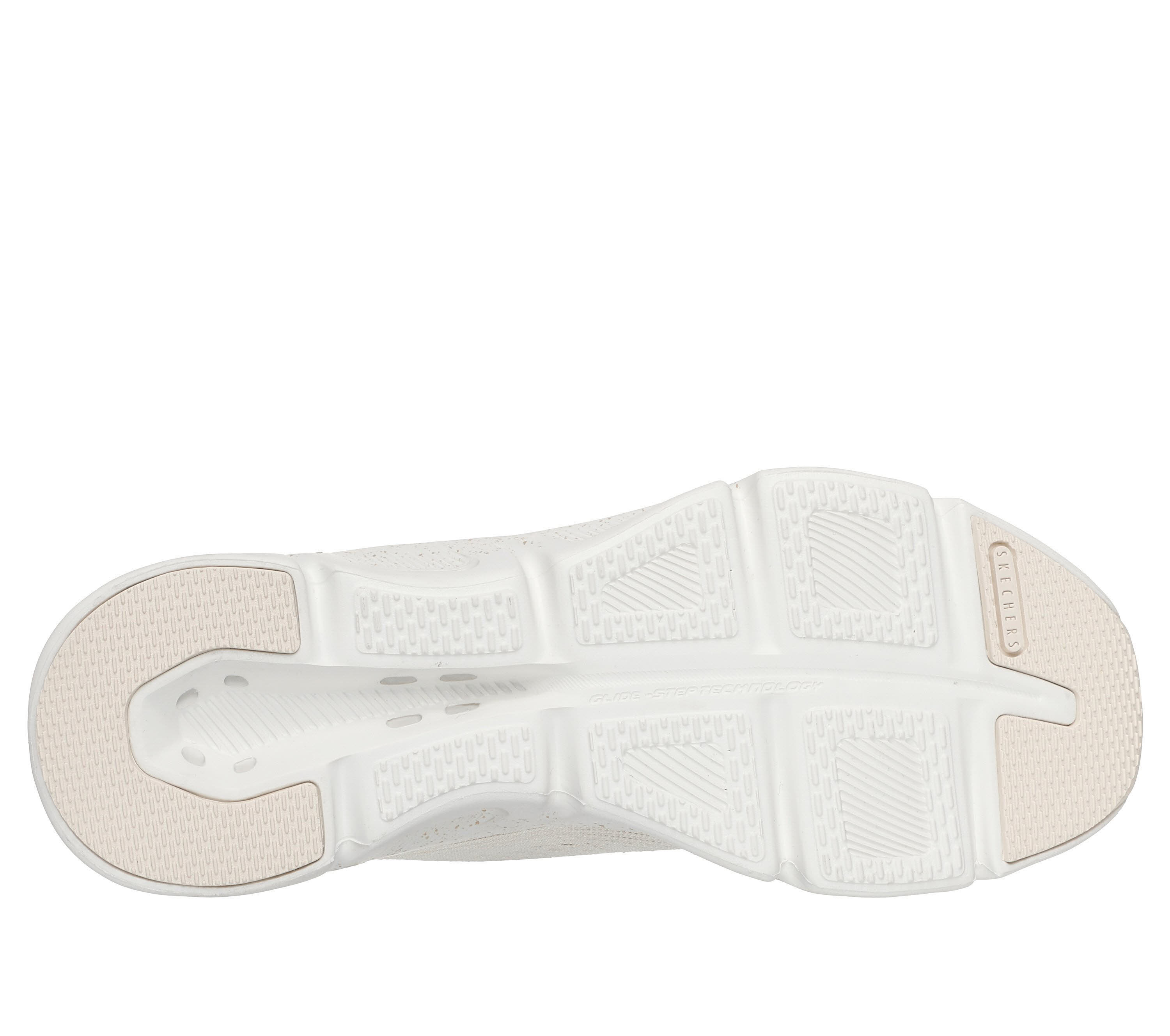 Skechers Glide-Step Gratify-Pace Sneaker Slipper Damen beige