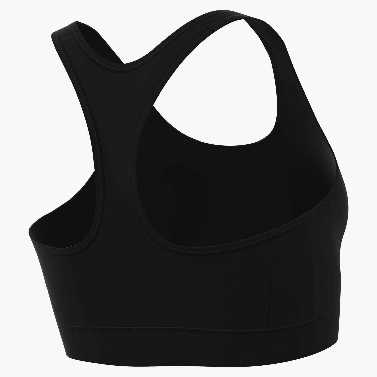 NIKE DRI-FIT SWOOSH WOMEN"S Damen Sport-BH Bra schwarz