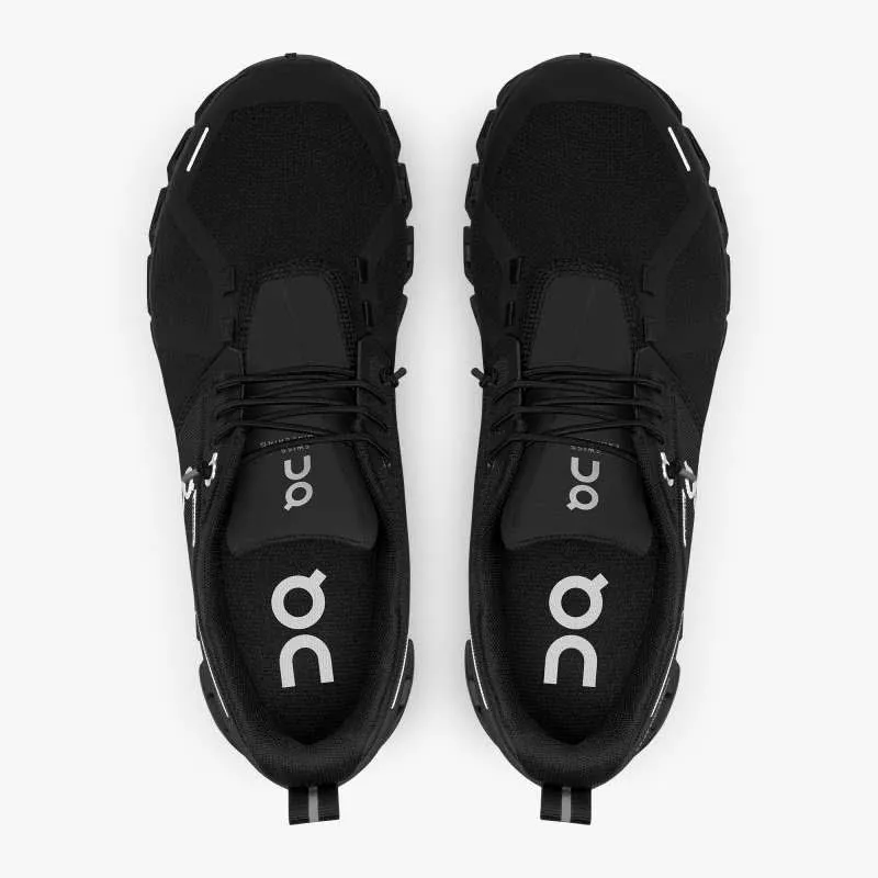 On Cloud 5 Waterproof Laufschuhe Wasserdicht Running Sneaker Damen all black NEU