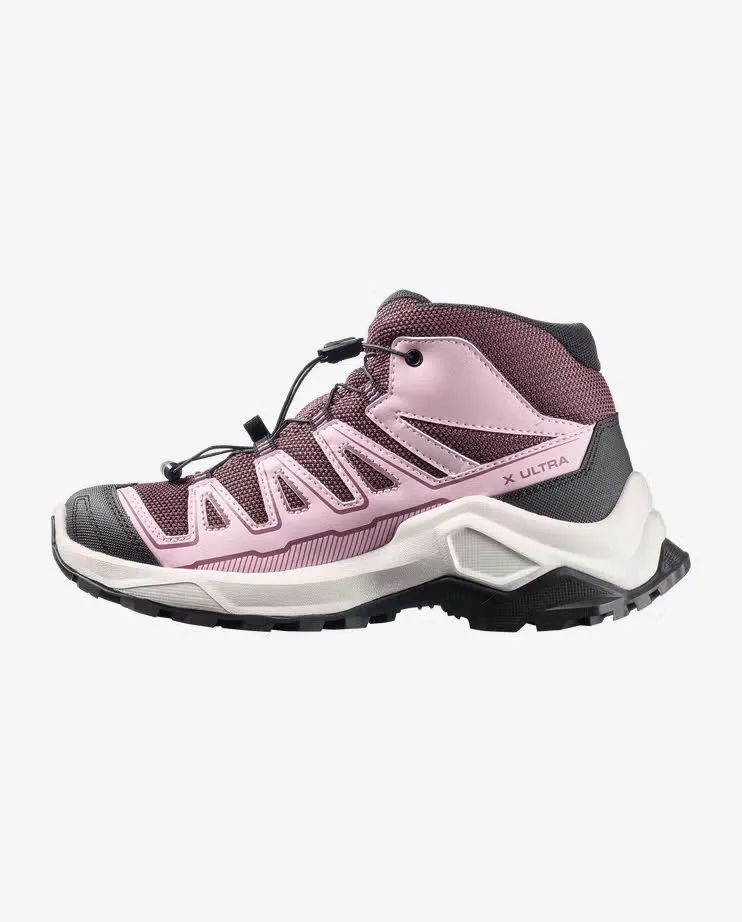 Salomon X-ULTRA Mid GORE-TEX Mädchen Wanderschuhe rosa