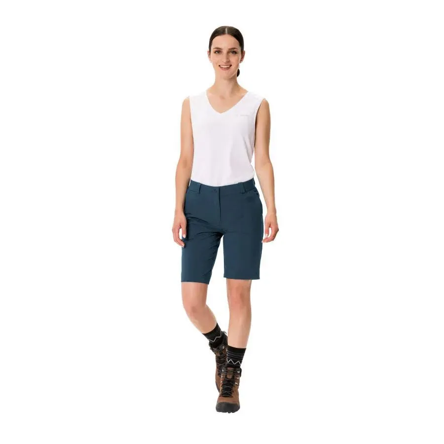Vaude Farley Stretch Shorts II Damen Wandershorts Trekkingshorts blau