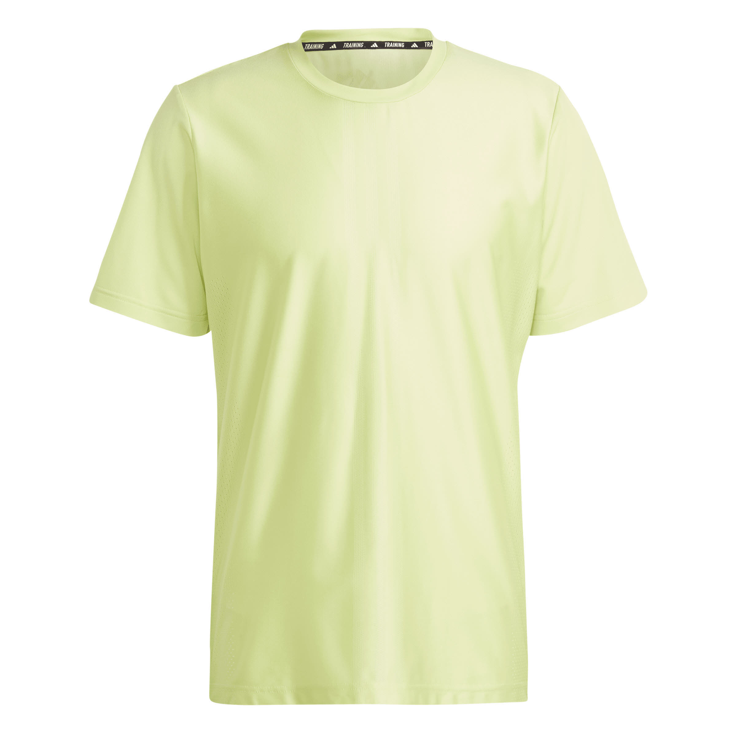 adidas HIIT Workout 3-Streifen T-Shirt Sportshirt Funktionsshirt Herren hellgrün