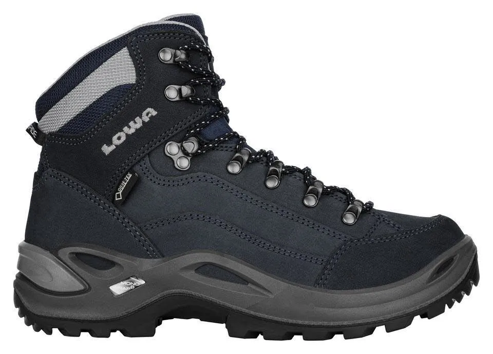 Lowa RENEGADE GTX MID WS Damen Wanderschuhe Trekkingschuhe navy/grau
