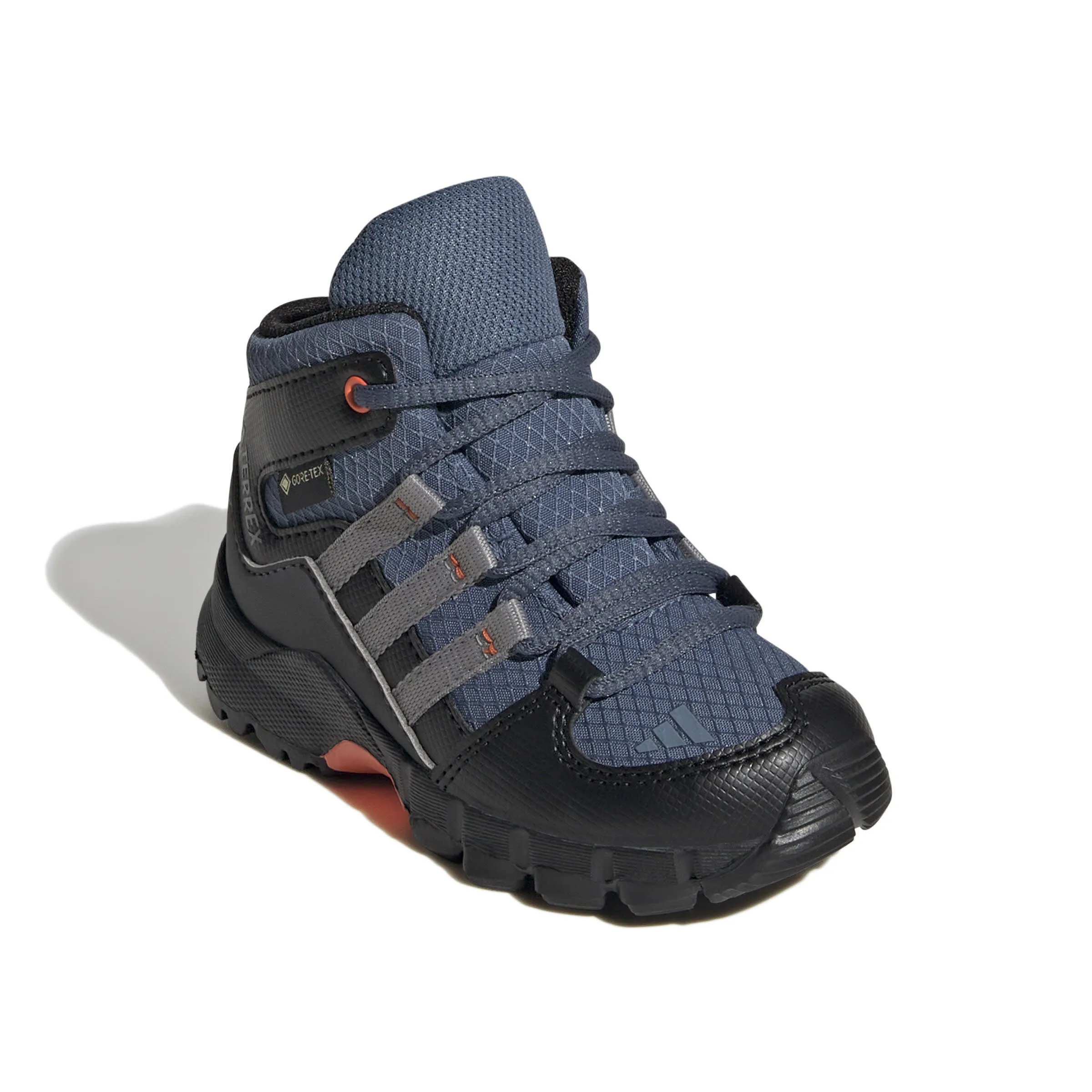 adidas Terrex Mid GORE-TEX Wanderschuh Kinder blaugrau