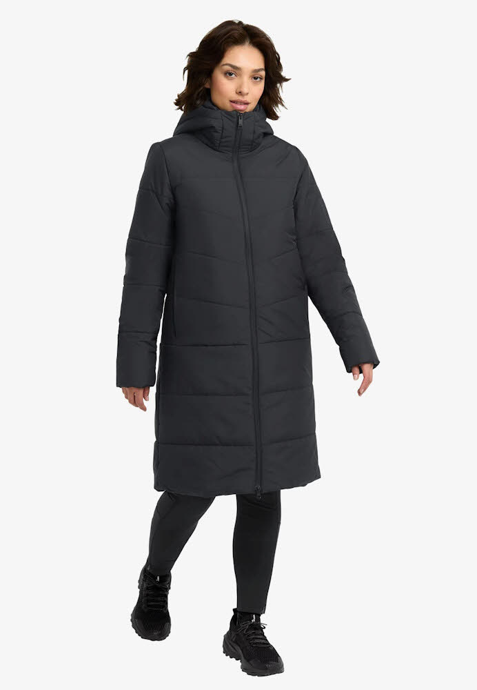 Jack Wolfskin Deutzer Coat Damen Wintermantel Freizeitmantel schwarz