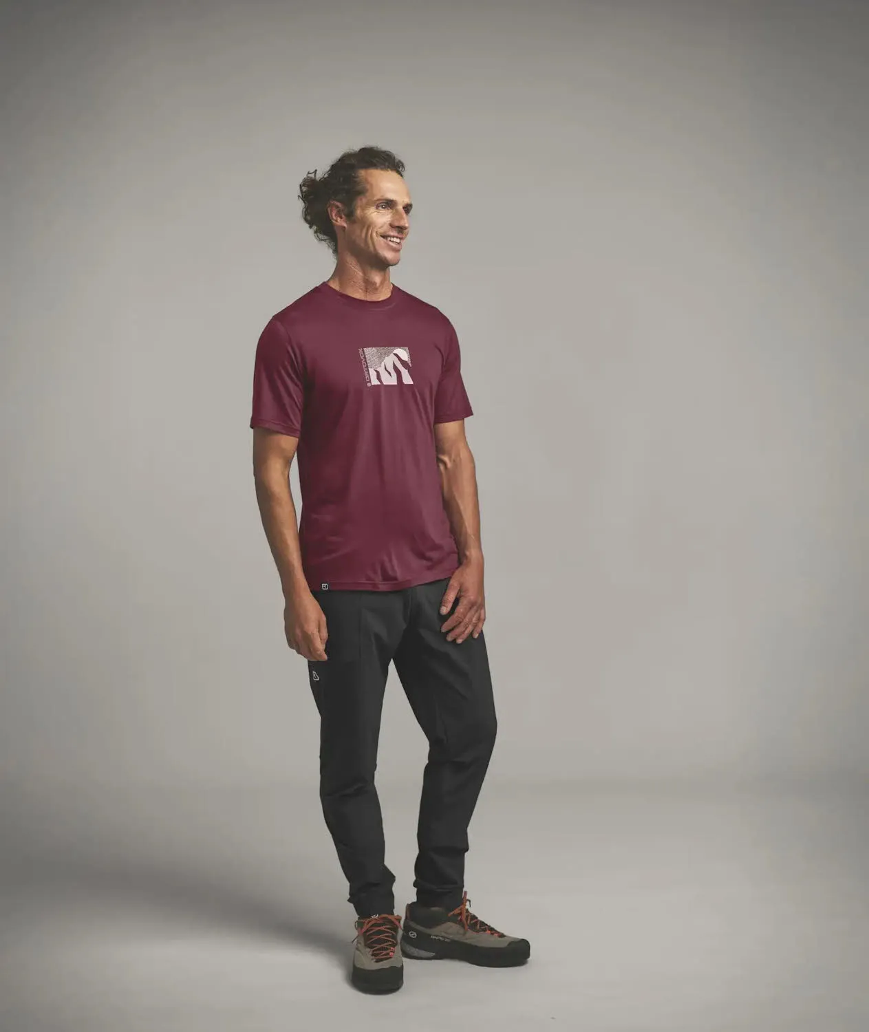 Ortovox 120 COOL TEC MTN SUN TS M Herren Funktionsshirt red malbec