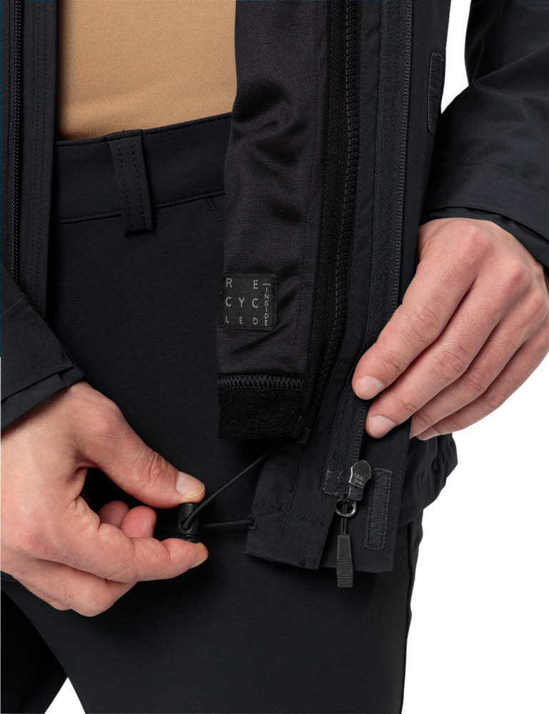 VAUDE Rosemoor 3in1 Jacket Herren 3in1 Wanderjacke schwarz