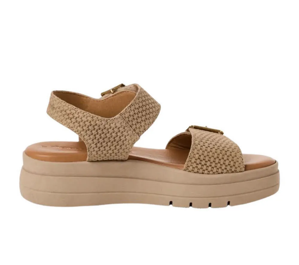 Tamaris Damen Sandalen Pantolette braun