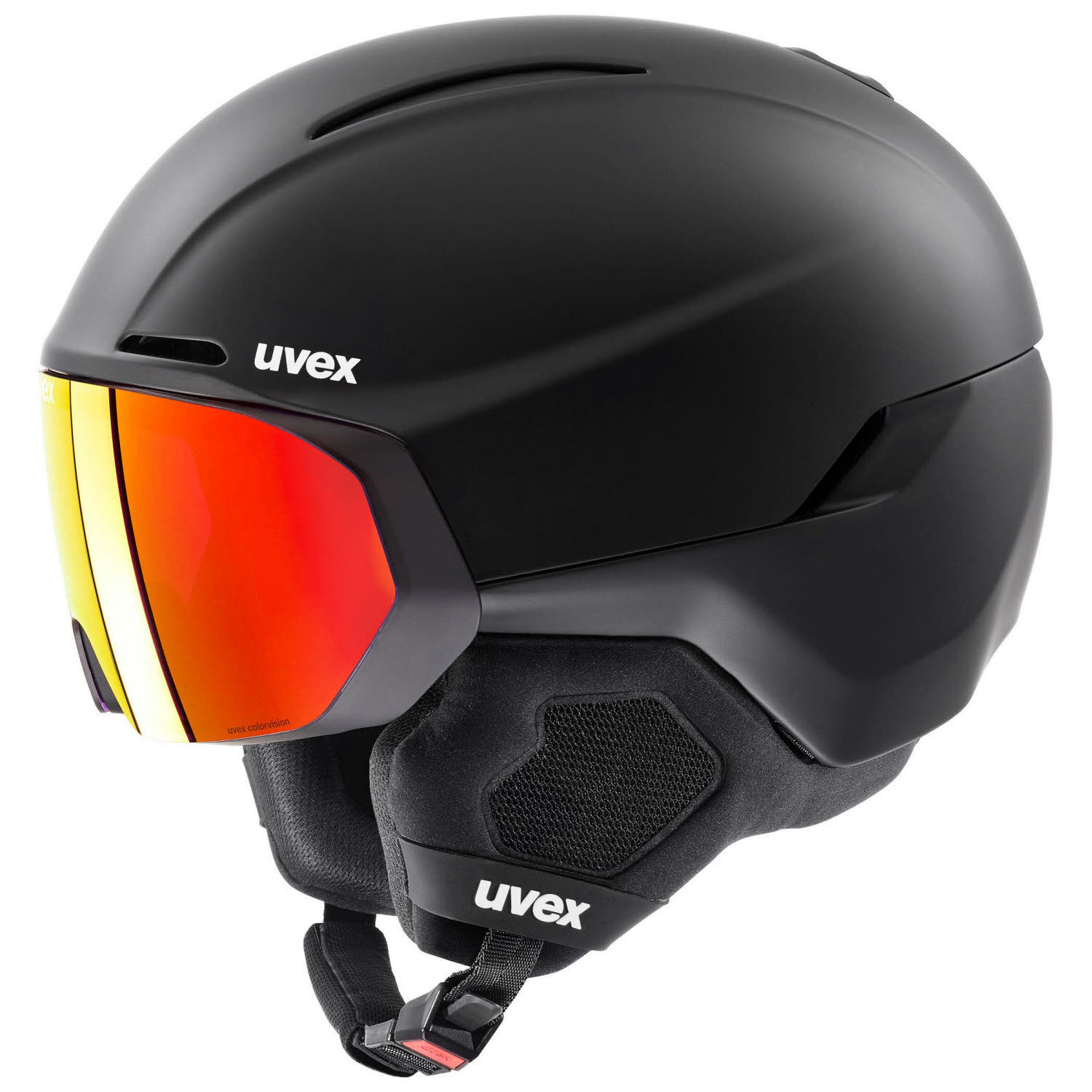 Uvex horizon CV Unisex Skihelm Snowboardhelm Visierhelm black matt
