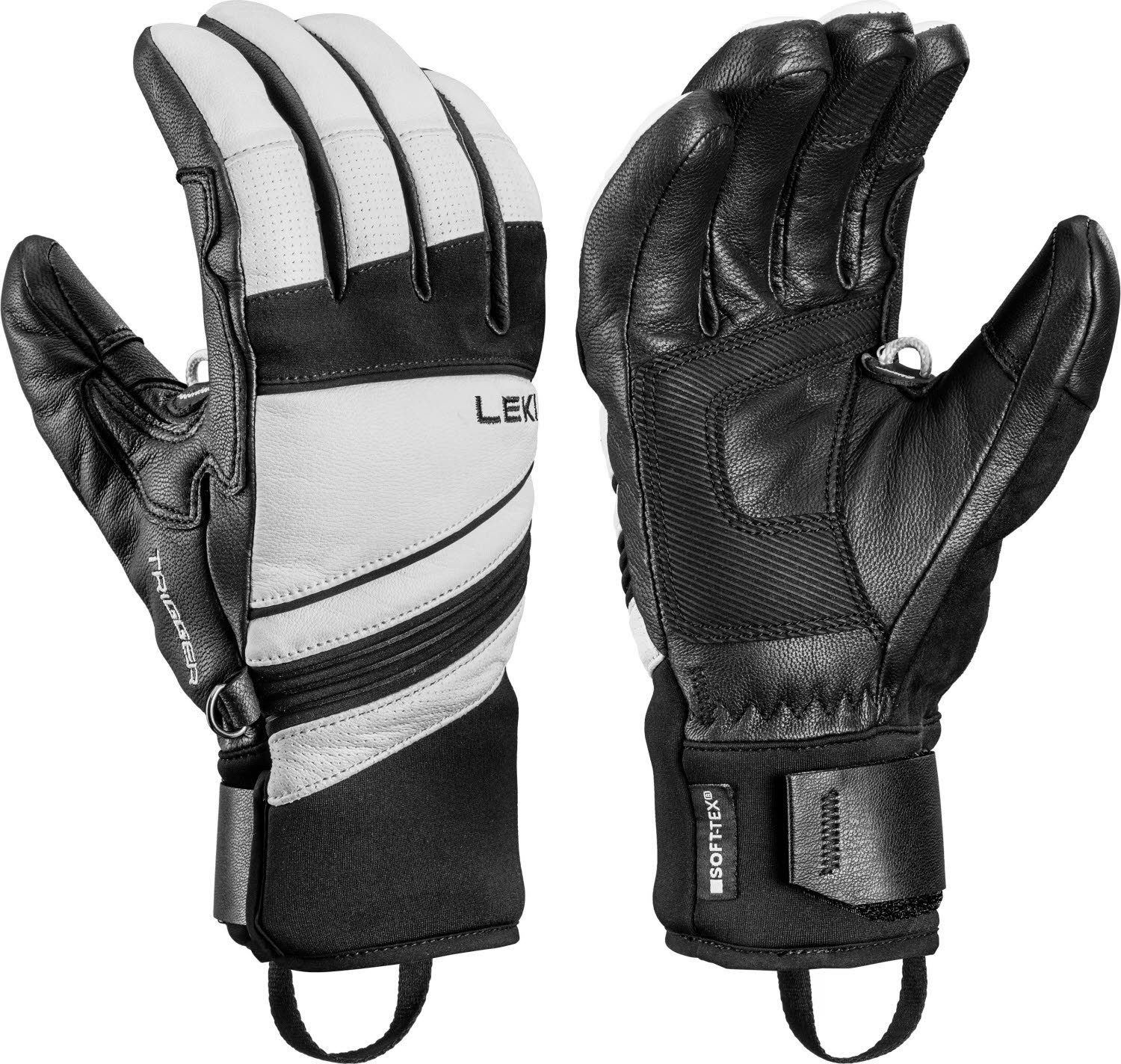 Leki HS Epicon TR Women Damen Skihandschuhe Fingerlinge weiß/schwarz