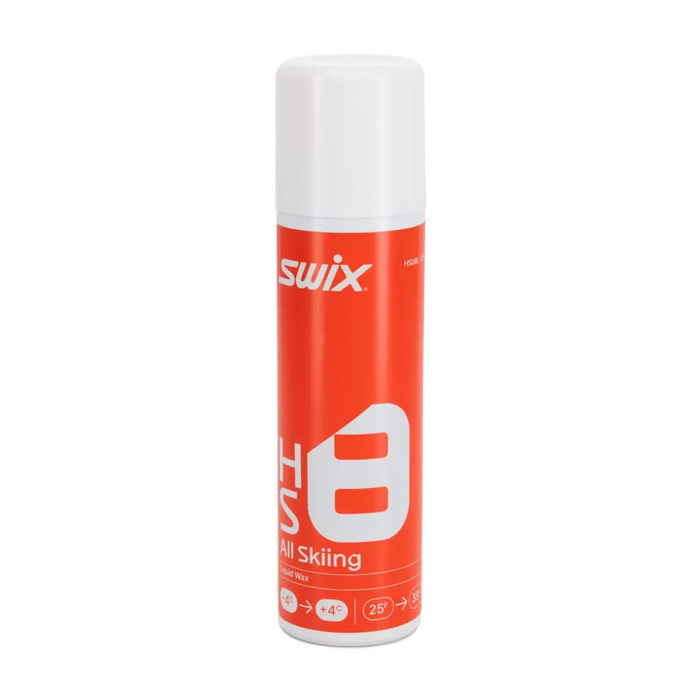 Swix HS8 Liq. Red, -4°C/+4°C, 125ml Skiwachs Alpin Ski