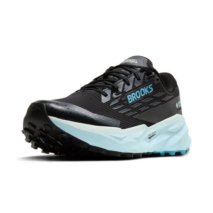 Brooks Cascadia 19 GTX Damen Laufschuhe Joggingschuhe black/ebony/blue flower
