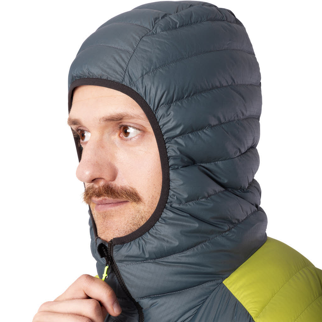 Dynafit RADICAL RDS DWN HOOD JKT Herren Daunenjacke Wanderjacke gelb
