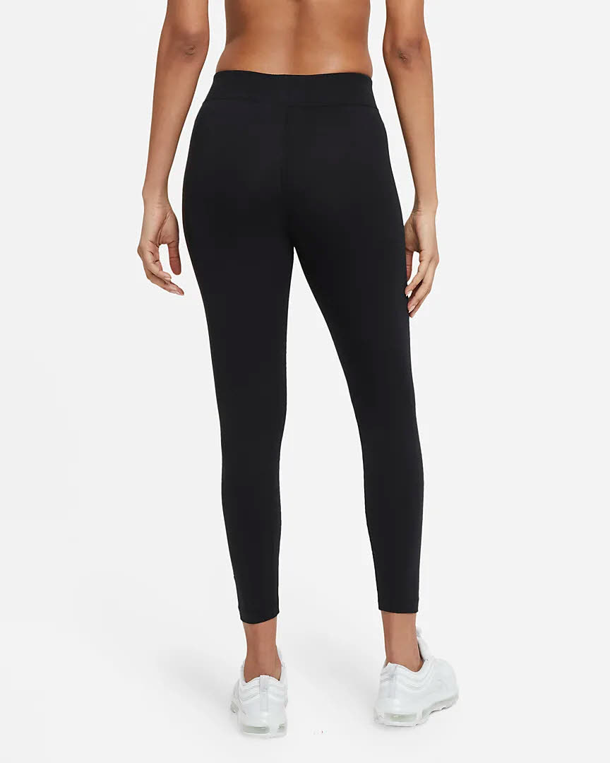 NIKE SPORTSWEAR ESSENTIAL Damen 7/8 Sporttights Lauftights schwarz NEU