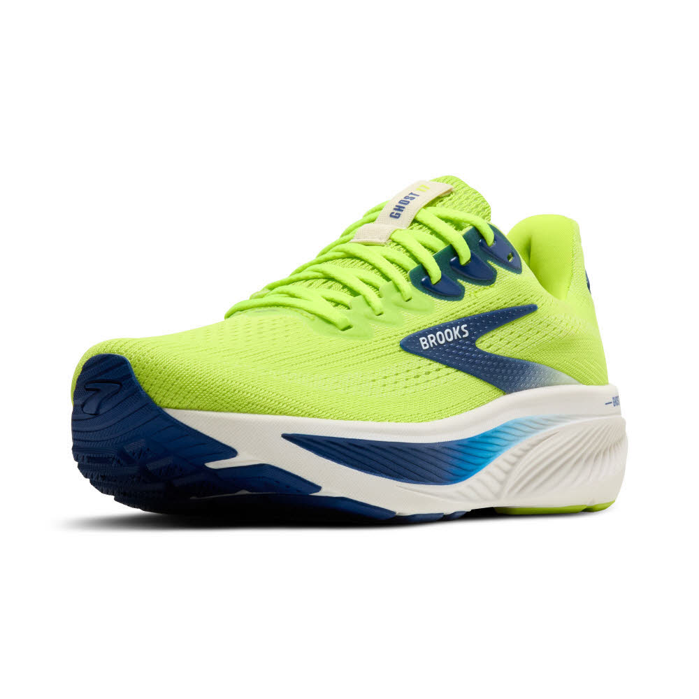 Brooks Ghost 17 Herren Laufschuhe Joggingschuhe acid lime/navy/white