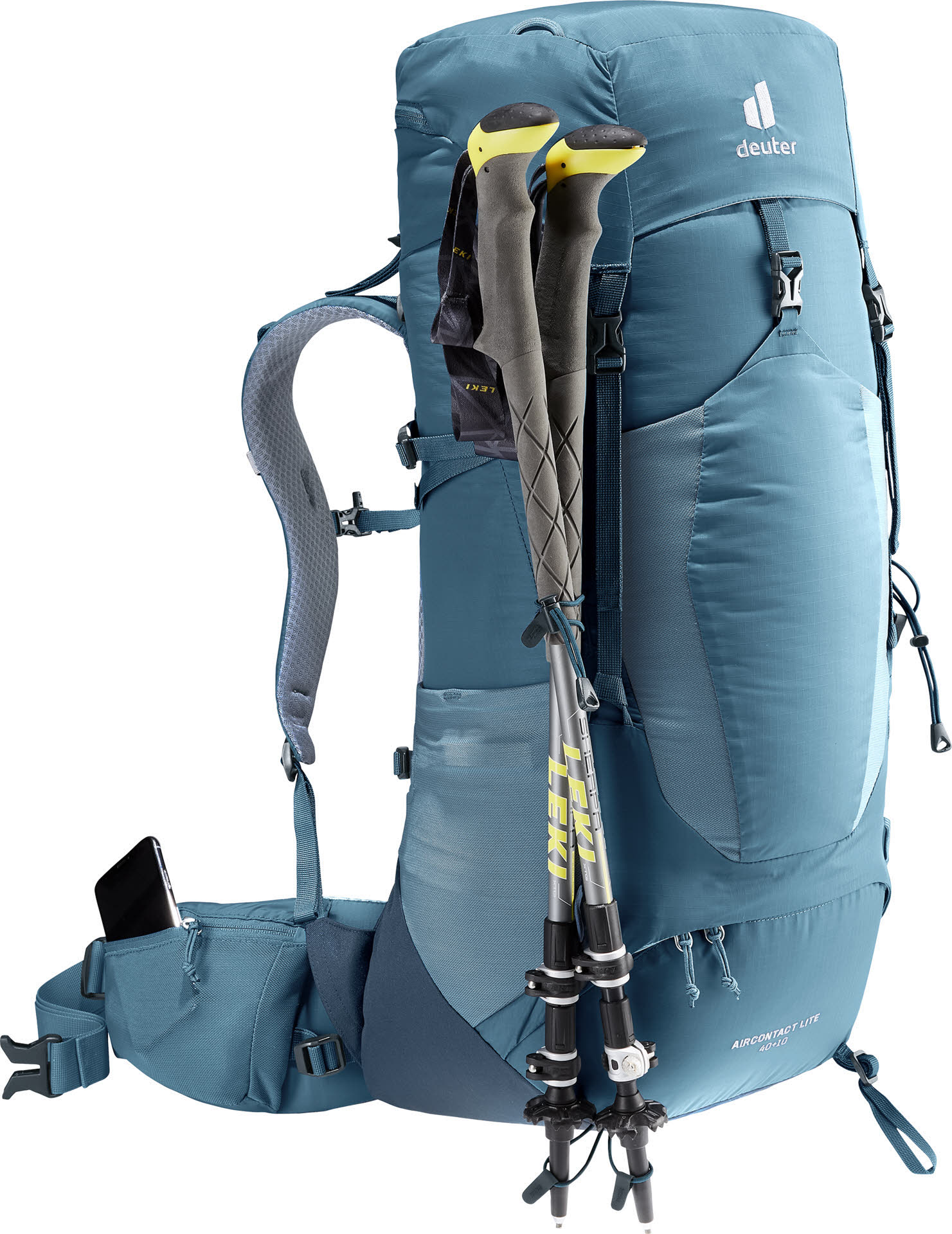 Deuter Aircontact Lite 40 + 10 Unisex Wanderrucksack Trekkingrucksack blau NEU