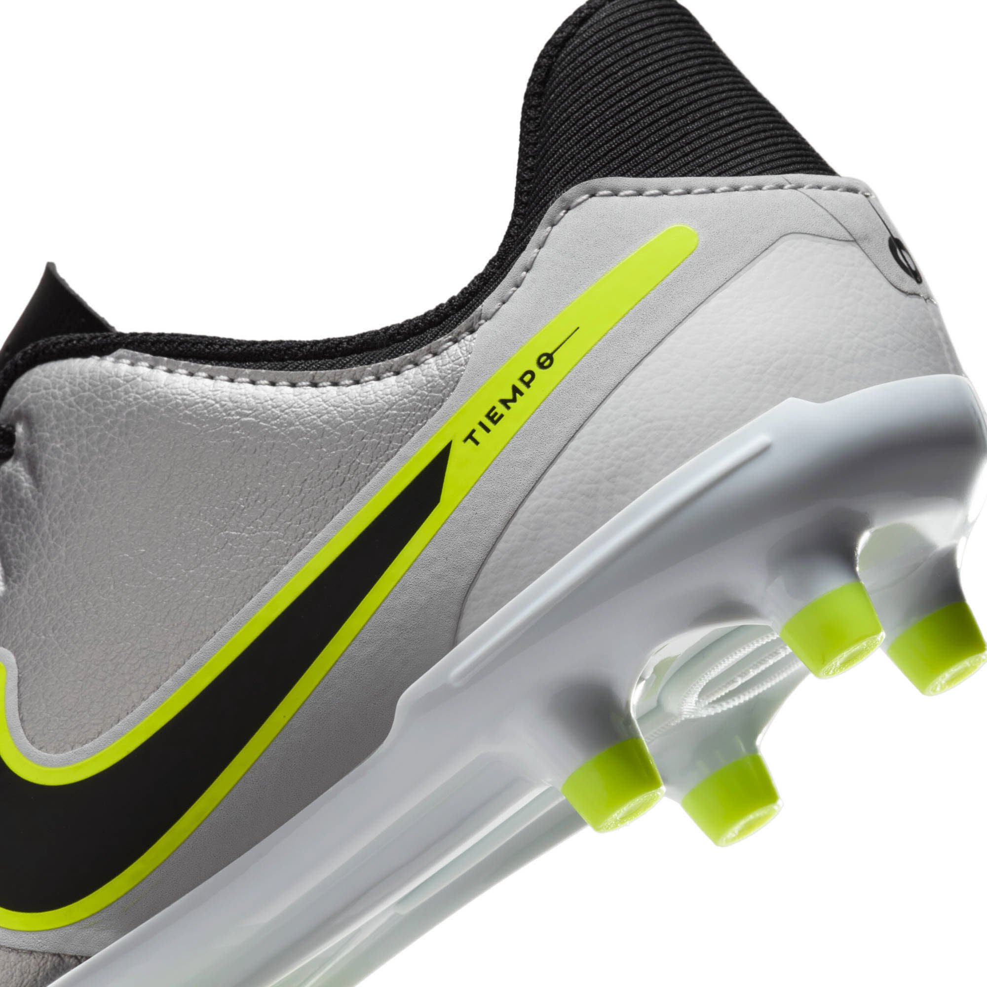 Nike Jr. Tiempo Legend 10 Academy Kinder Fußballschuhe metallic silver/black