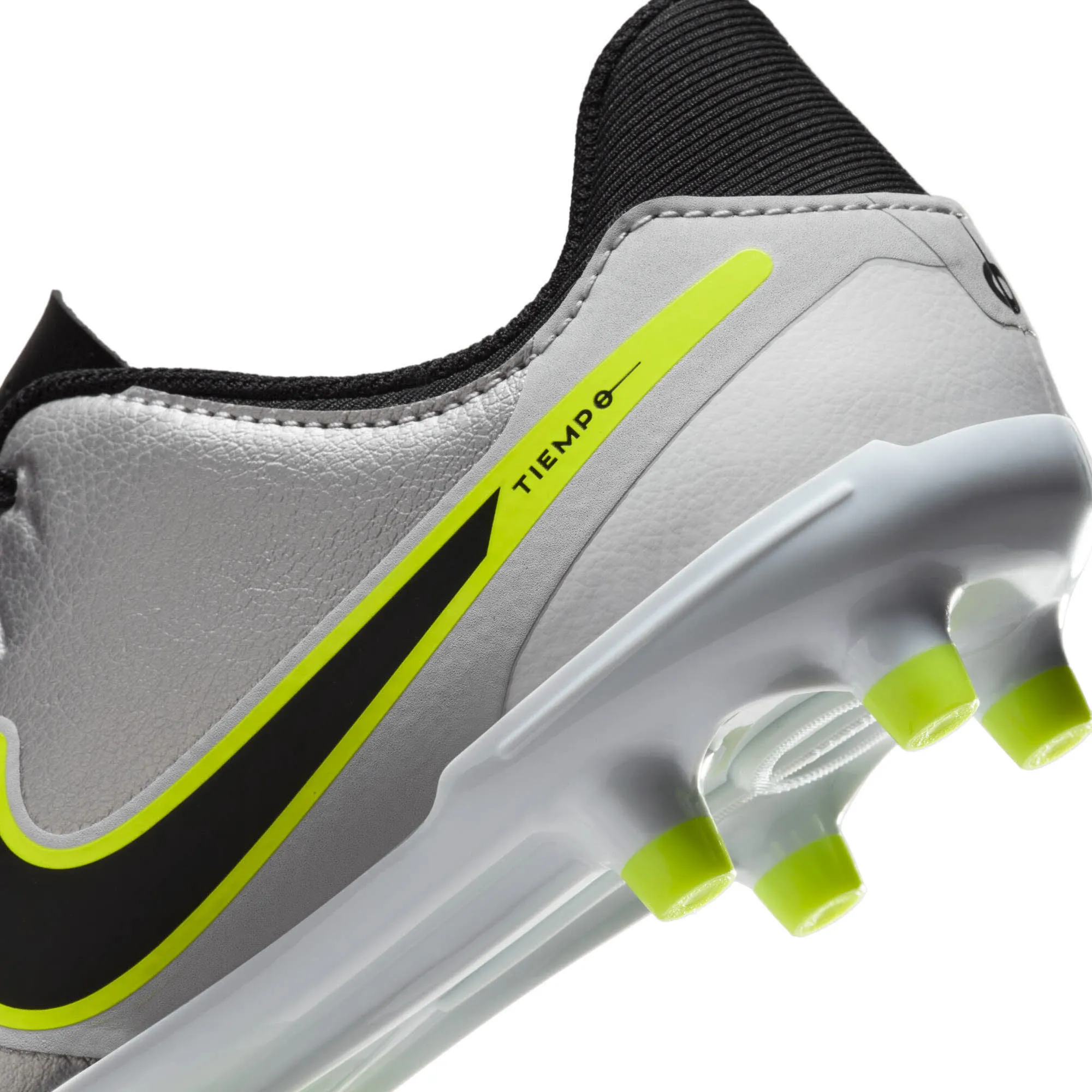 Nike Jr. Tiempo Legend 10 Academy Kinder Fußballschuhe metallic silver/black