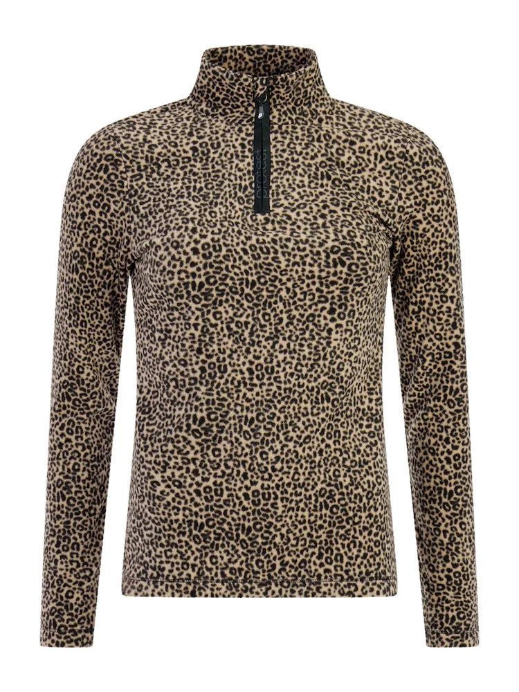 PRTRefuzzy 1/4 zip active top RollKragenpulli Damen schwarz