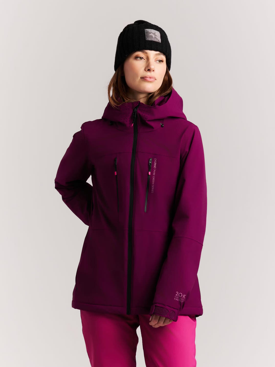 Protest PRTBeverly Damen Skijacke Winterjacke lila