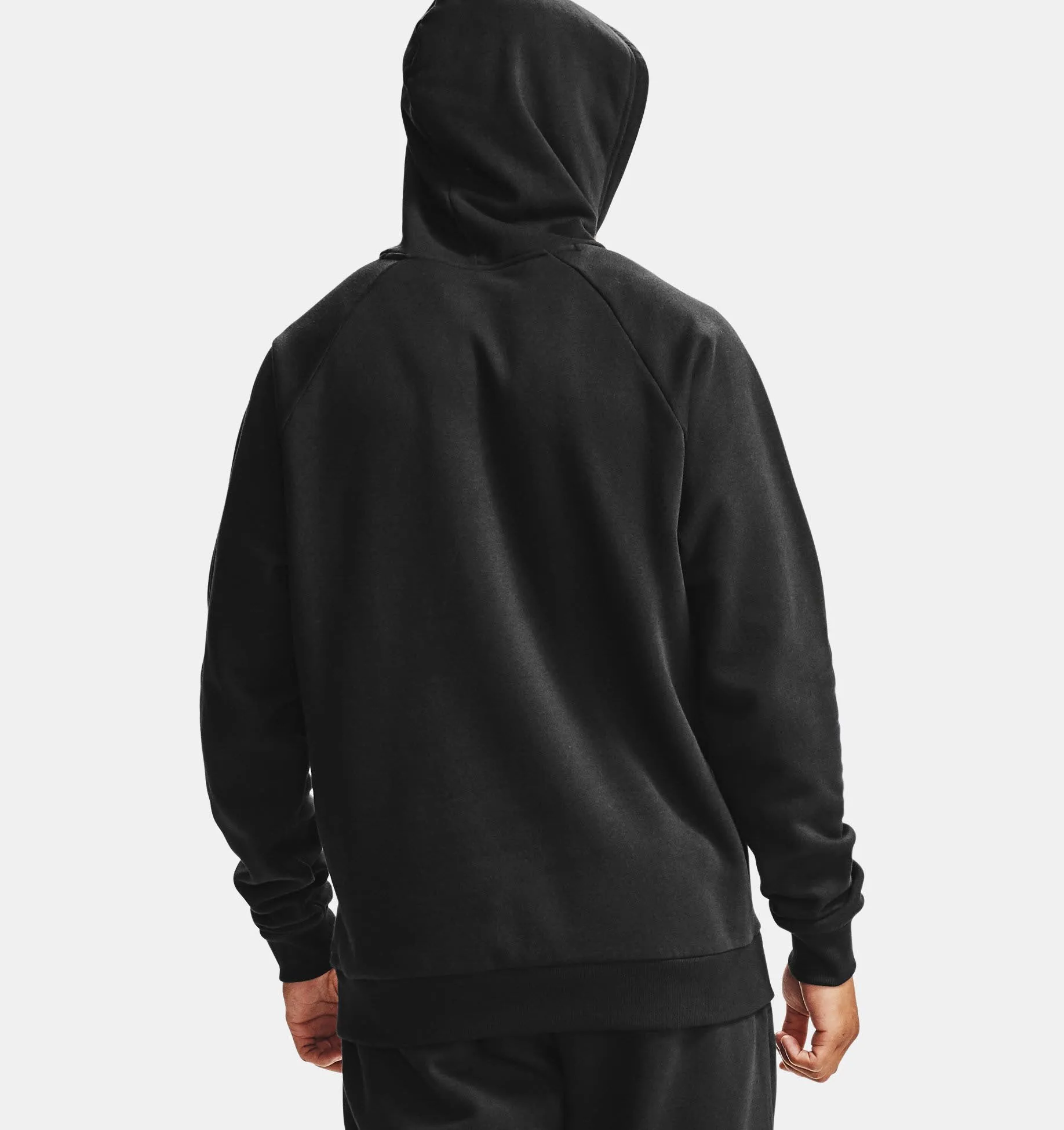Under Armour UA Rival Fleece Herren Training Sport Hoodie Kapuzenpullover schwarz NEU
