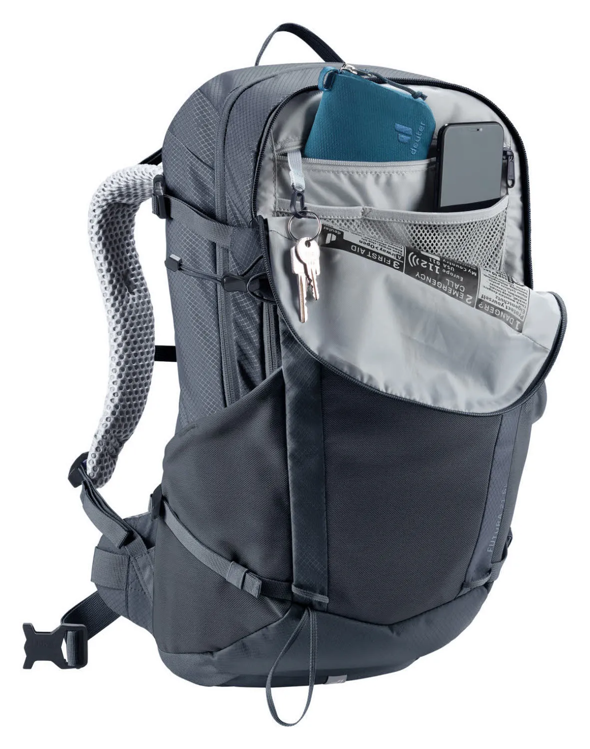 Deuter Futura 21 SL Damen Wanderrucksack Trekkingrucksack schwarz