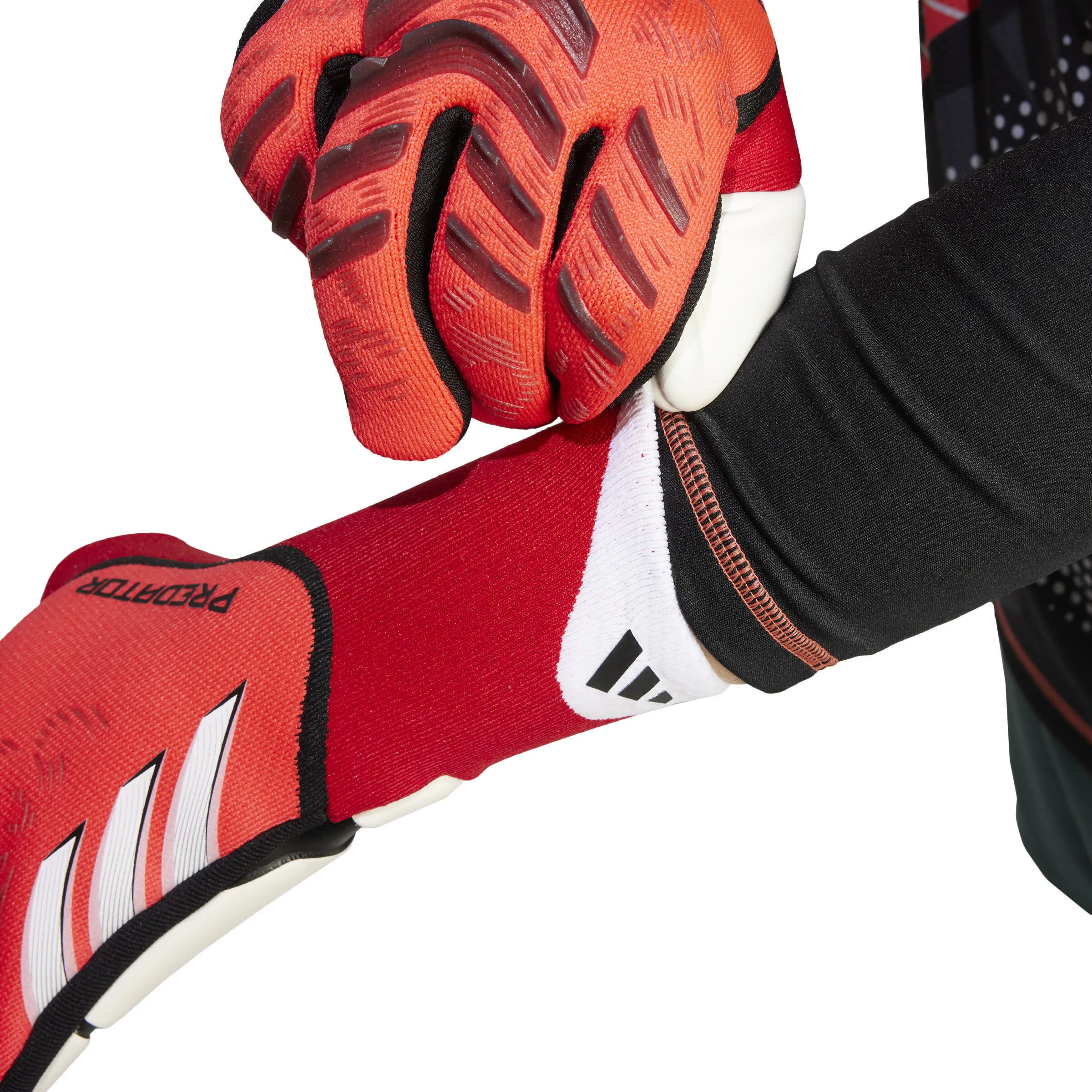 adidas PREDATOR PRO GLOVES Unisex Torwarthandschuhe rot/schwarz/weiß