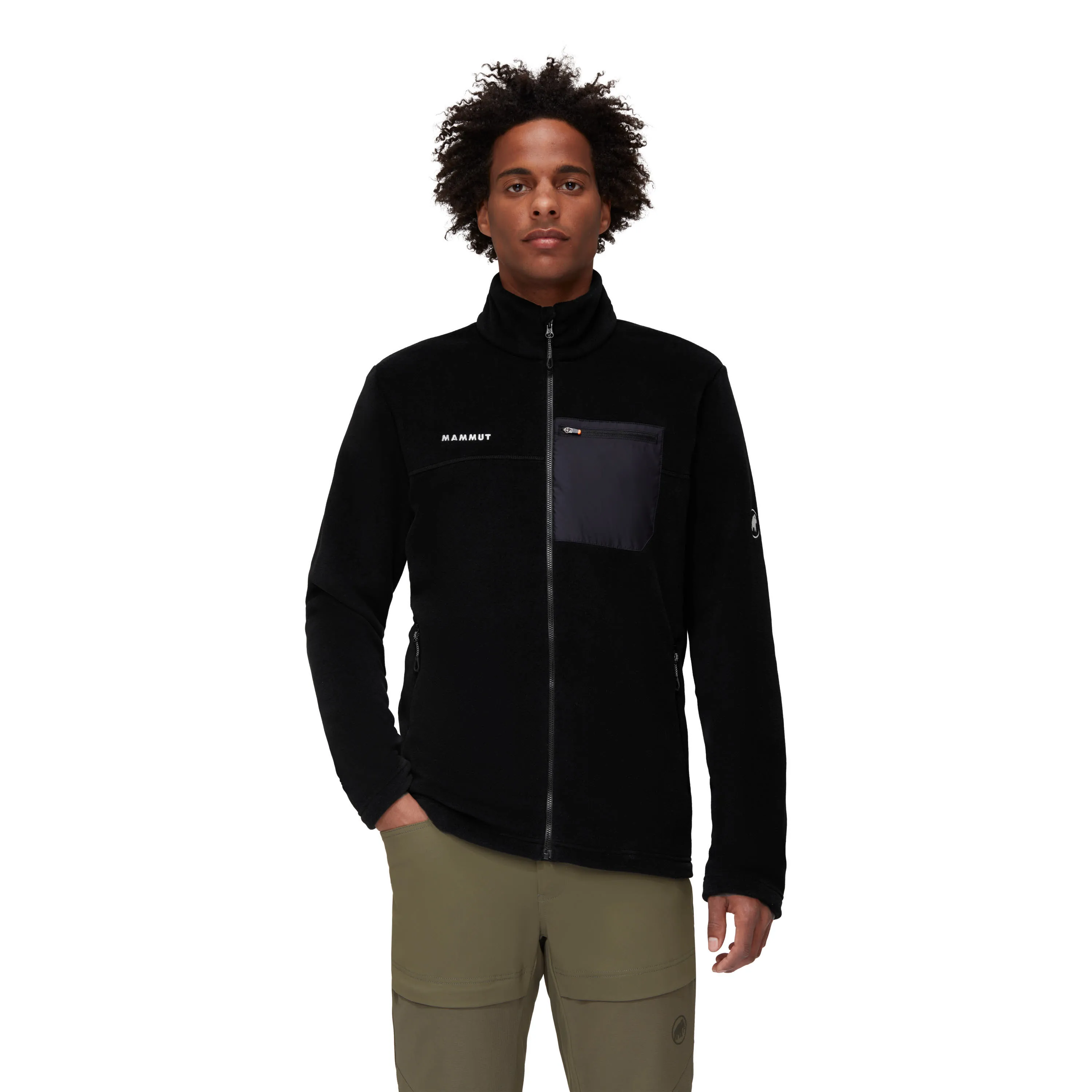 Mammut Innominata ML Jacket Fleecejacke Leicht Warm Herren Schwarz