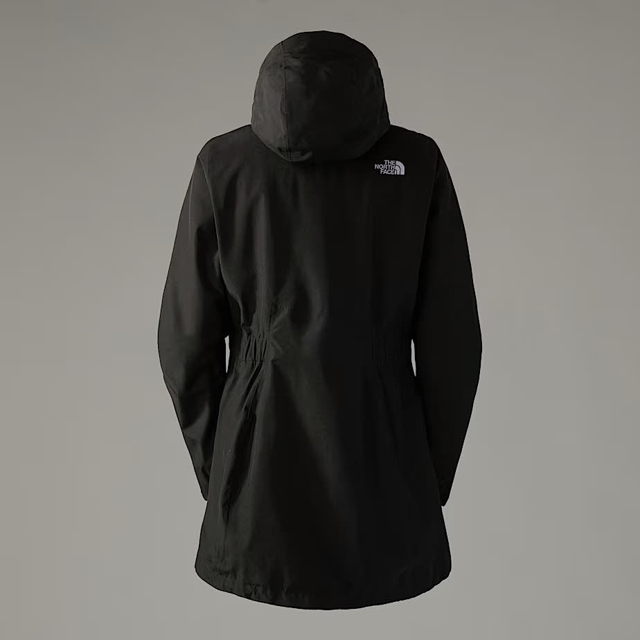 Hikesteller Parka-Shelljacke Damen schwarz